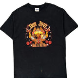 Bon Jovi 2005 Tour Hanes Band T-Shirt - Large Black Cotton