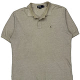 Polo By Ralph Lauren Polo Shirt - XL Beige Cotton