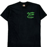 Fruit Of The Loom Single Stitch T-Shirt - Large Black Cotton