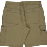Wrangler Cargo Shorts - 34W 11L Khaki Cotton