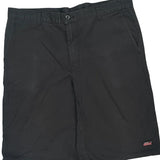 Dickies Chino Shorts - 36W 11L Black Cotton