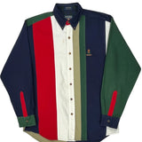 Chaps Ralph Lauren Striped Shirt - Medium Multicoloured Cotton