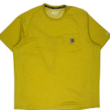 Force Carhartt T-Shirt - 2XL Yellow Cotton