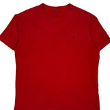 Polo By Ralph Lauren T-Shirt - Medium Red Cotton