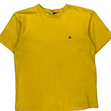 Tommy Hilfiger T-Shirt - Medium Yellow Cotton