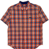 Chaps Ralph Lauren Checked Short Sleeve Shirt - Large Multicoloured Cotton Blend