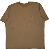 Carhartt T-Shirt - 2XL Brown Cotton
