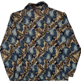 1980'S X Posure Floral Shell Jacket - Medium Multicoloured Silk