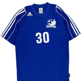 Bay Soccer Club Adidas Football Jersey - Small Blue Polyester