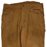 Dickies Carpenter Trousers - 36W 30L Brown Cotton