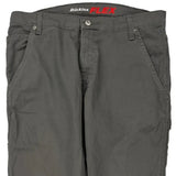 Dickies Carpenter Trousers - 34W 33L Grey Cotton Blend