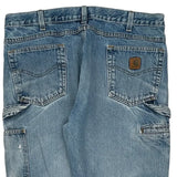 Carhartt Carpenter Jeans - 38W 30L Blue Cotton