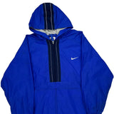Nike Windbreaker - Large White Nylon