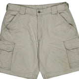 Columbia Cargo Shorts - 35W 9L Beige Cotton