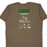 Greif Taylors Mill 2022 Rebuild Carhartt T-Shirt - XL Brown Cotton