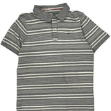 Hilfiger Denim Striped Polo Shirt - Large Gray Cotton