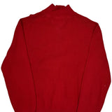Tommy Hilfiger 1/4 Zip - XL Red Cotton