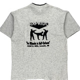Hapkido Belton Single Stitch T-Shirt - XL Grey Cotton