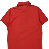 Tommy Hilfiger Slim Fit Polo Shirt - Large Red Cotton