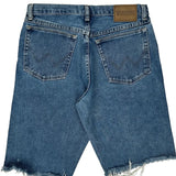 Wrangler Denim Shorts - 32W 10L Blue Cotton