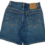 Levis Denim Shorts - 28W UK 10 Blue Denim