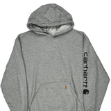Vintage Carhartt Hoodie - XL Grey Cotton Blend