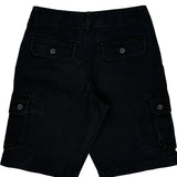 Urban Pipeline Cargo Shorts - 30″ Waist Black Cotton