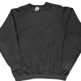 Fruit Of The Loom Sweatshirt - Large Grey Cotton Blend