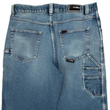 Fubu Denim Shorts - 40W 11L Light Wash Cotton