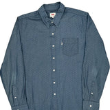 Levis Polka Dot Shirt - Large Blue Cotton