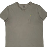 Polo By Ralph Lauren T-Shirt - XL Grey Cotton