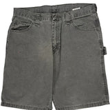 Wrangler Carpenter Shorts - 36W 10L Grey Cotton