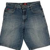 Southpole Denim Shorts - 38″ Waist Blue Denim