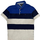 Tommy Hilfiger Slim Fit Polo Shirt - XL Blue Cotton