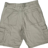 Wrangler Cargo Shorts - 34W 9L Beige Cotton