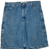 Arizona Jeans Carpenter Shorts - 35W 10L Blue Denim