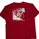 The North Face T-Shirt - Large Red Cotton