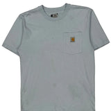 Carhartt T-Shirt - Small Gray Cotton