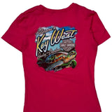 Harley Davidson Graphic T-Shirt - Medium Pink Cotton