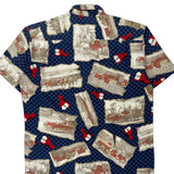 Toes On The Nose Graphic Hawaiian Shirt - Medium Multicoloured Cotton