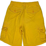 Age 7 Polo By Ralph Lauren Cargo Cargo Shorts - Small Yellow Cotton