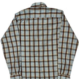 Levis Checked Shirt - Medium Blue Cotton