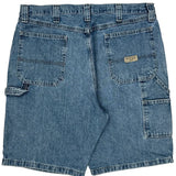 Wrangler Cargo Denim Shorts - 34W 9L Blue Denim