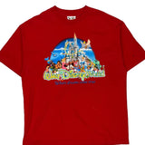Walt Disney World Disney T-Shirt - XL Red Cotton