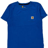 Age 10-12 Carhartt T-Shirt - Medium Blue Cotton