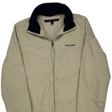 Tommy Hilfiger Spellout Harrington Jacket - XS Beige Cotton
