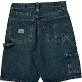 Wrangler Denim Shorts - 30W 10L Dark Wash Cotton