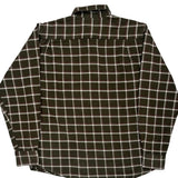 Wrangler Checked Flannel Shirt - Medium Green Cotton