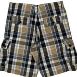 Levis Checked Cargo Shorts - 32W 11L Multicoloured Cotton