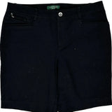Ralph Lauren Shorts - 32W UK 12 Black Cotton Blend